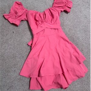 Windsor Pink Ruffled Dress
